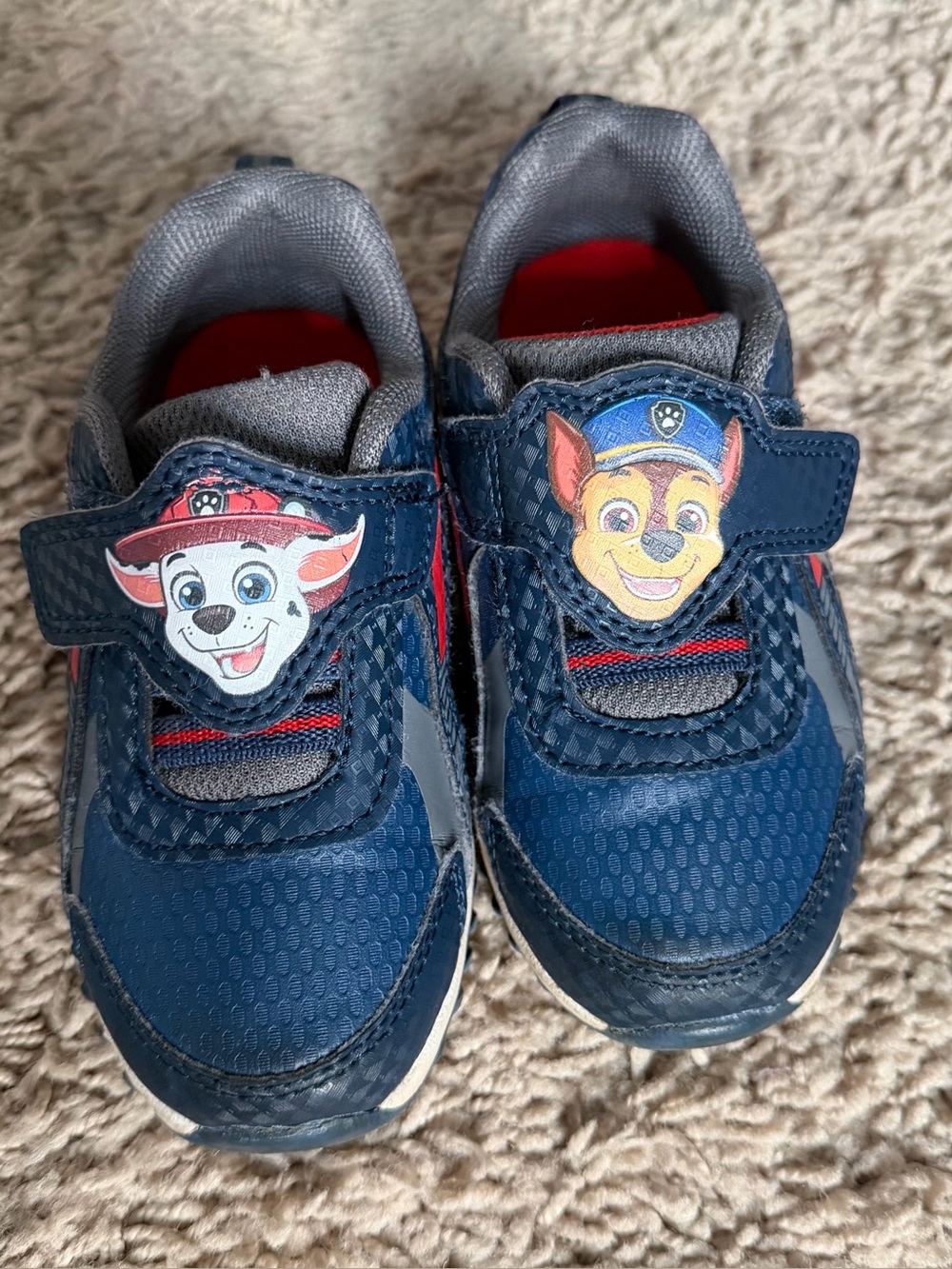 PAW Patrol Kids Sneakers Size 8 Chase Marshall Blue